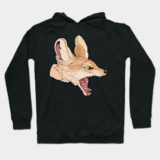 fox and hand Hoodie